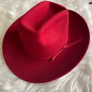 VTG Western • Red Cowboy Hat